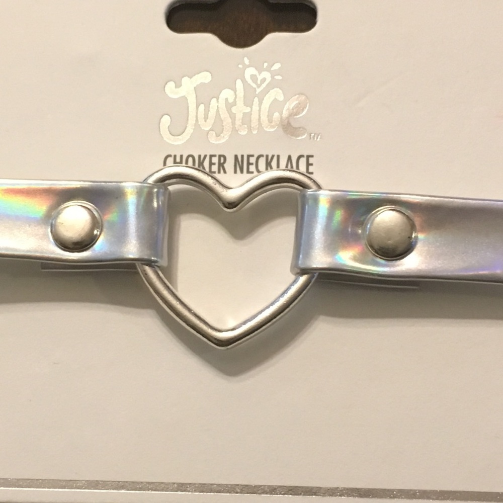 Justice Choker Necklace/Holographic